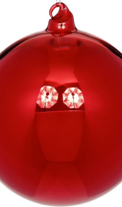 Shiny Ball Ornament - 6 Inches, Set of 4