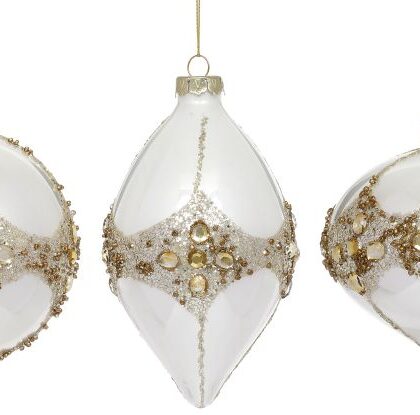 Moroccan Banded Ornament, Assortment of 3 - 4-5 Inches, Set of 6