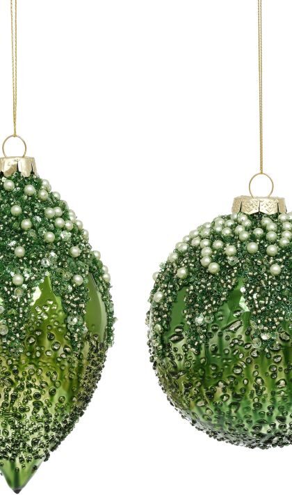 Winter Ornament, Assortment of 2 - 4-5 Inches, Set of 6