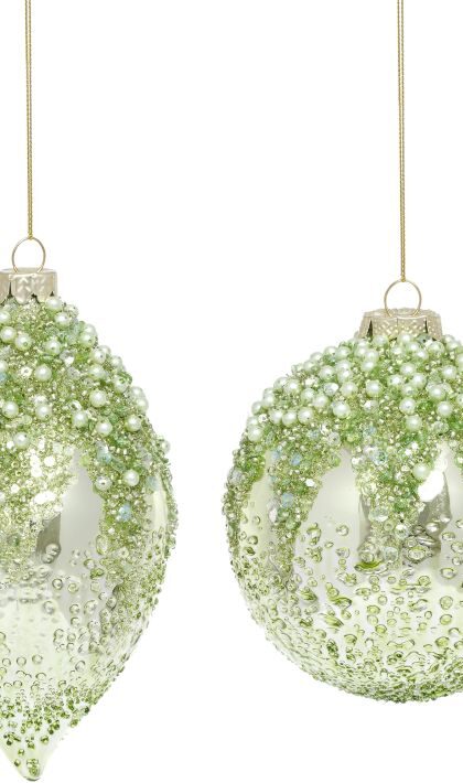 Winter Ornament, Assortment of 2 - 4-5 Inches, Set of 6