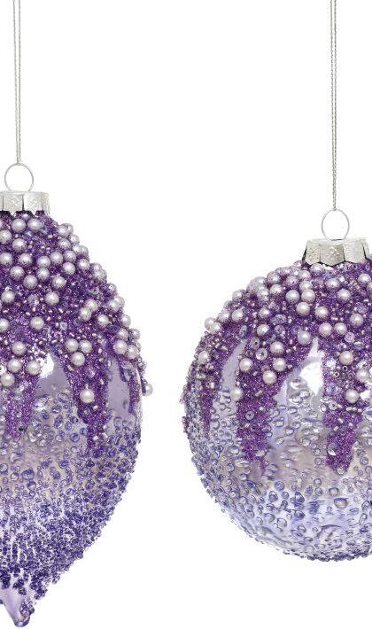 Winter Ornament, Assortment of 2 - 4-5 Inches, Set of 6