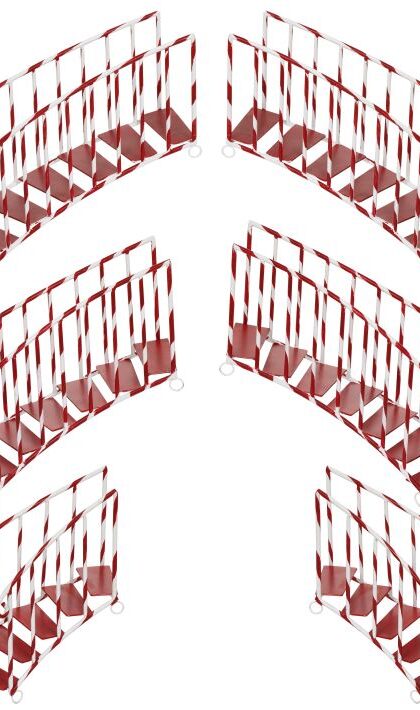 Grand Christmas Staircase, Assortment of 6 - 16-22 Inches, Set of 6