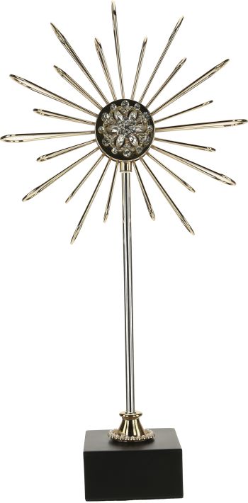 Jeweled Sunburst Finial - 20 Inches