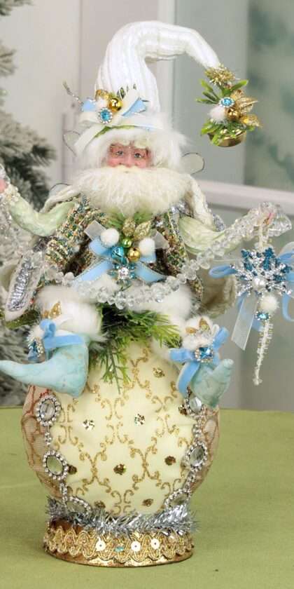 AI-57560 Festive Winter Wonderland Fairy on Globe Signed by Mark Roberts, Free Shipping