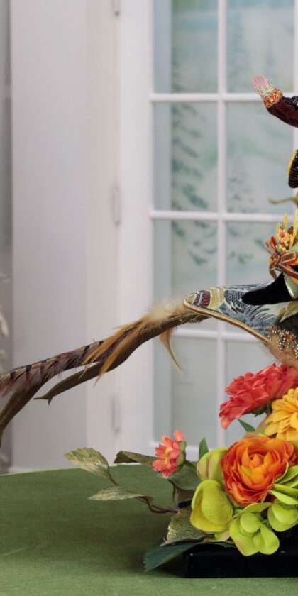 Signed by Mark, Thanksgiving Fairy on Pheasant 19.5",  AI-57620