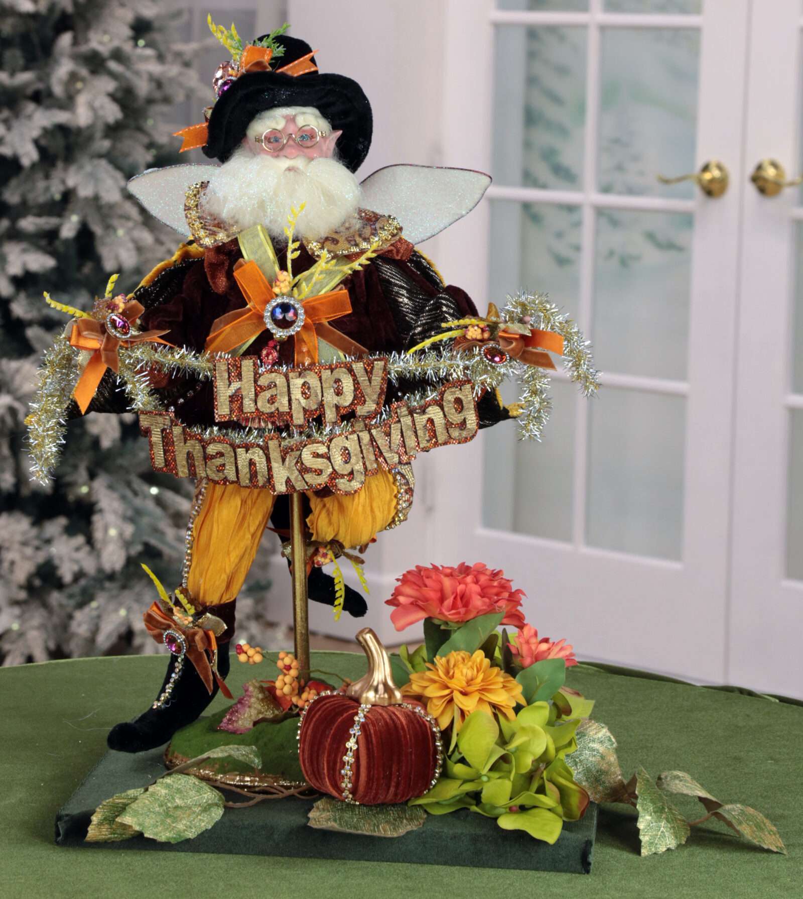 Thanksgiving Fairy on Floral Base - Few of a Kind