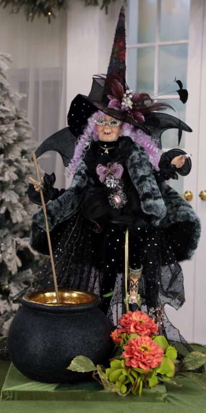 Scandalous Witch with Couldron 30 Inches Free Shipping