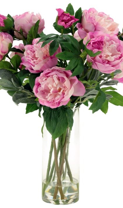 Luscious Peony Vase - 20 Inches