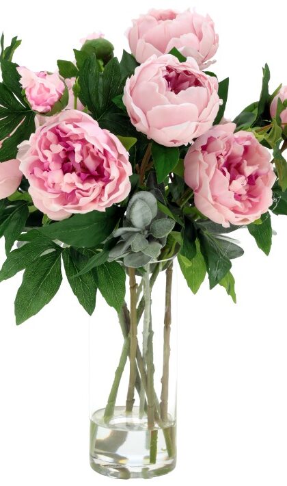 Luscious Peony Vase - 20 Inches