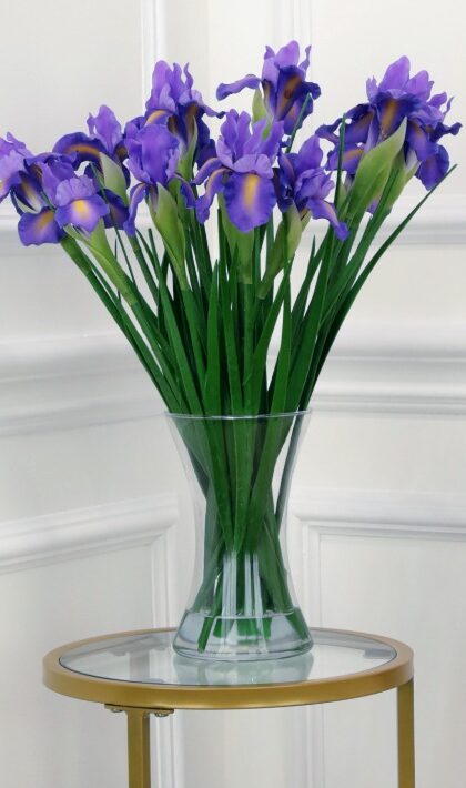 Vase of Iris - 19 Inches