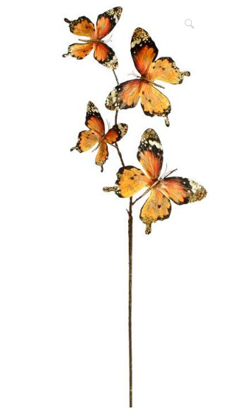 Fall Butterflies Spray - 31 Inches 07-52424 (set of 6)